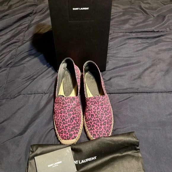 💯AUTHENTIC YSL SAINT LAURENT ESPADRILLES